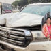 Rajshree Dhananjay Munde car accident at Sortapwadi on Pune Solapur highway