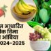 Restructured Weather Based Fruit Crop Insurance Scheme Ambia Bahar 2024-25,Farmers of the state should take maximum benefit of the scheme - Agriculture Minister Dhananjay Munde,